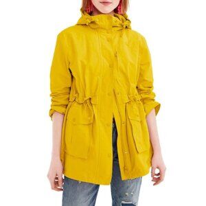 J. Crew Perfect Rain Jacket In Dazzling Sun ModeSens Outdoor Size Medium Tall